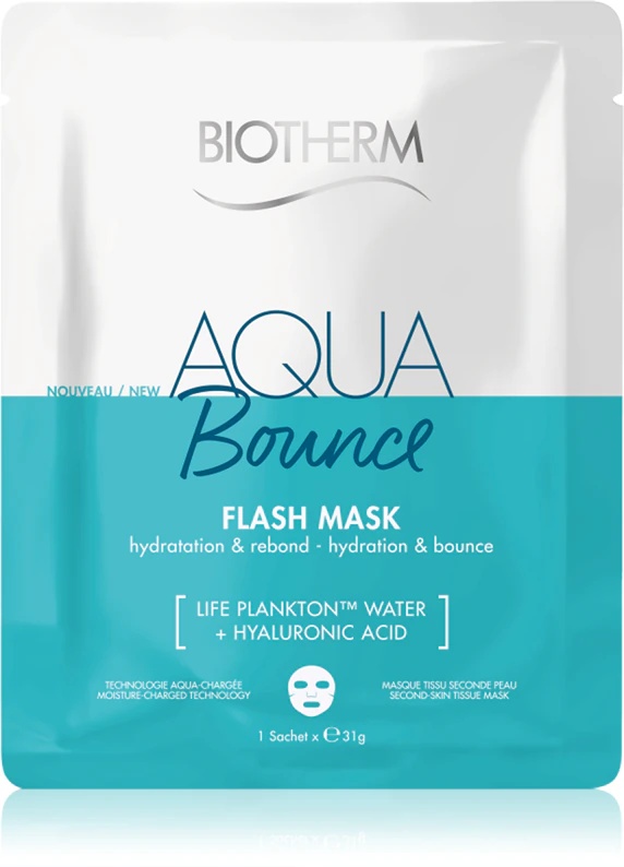 Maska v platnu Biotherm Aqua Bounce Flash Mask