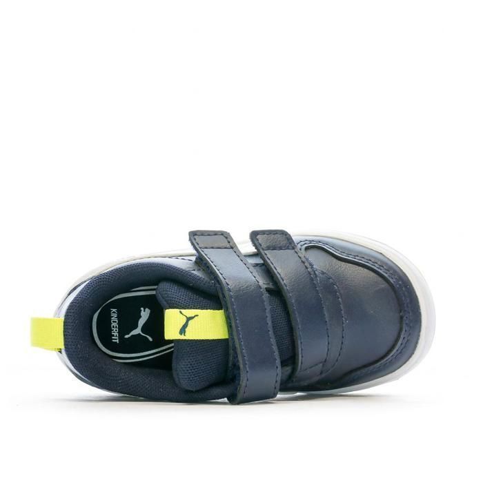 Puma Multiflex Boys' Navy/Yellow Sneakers