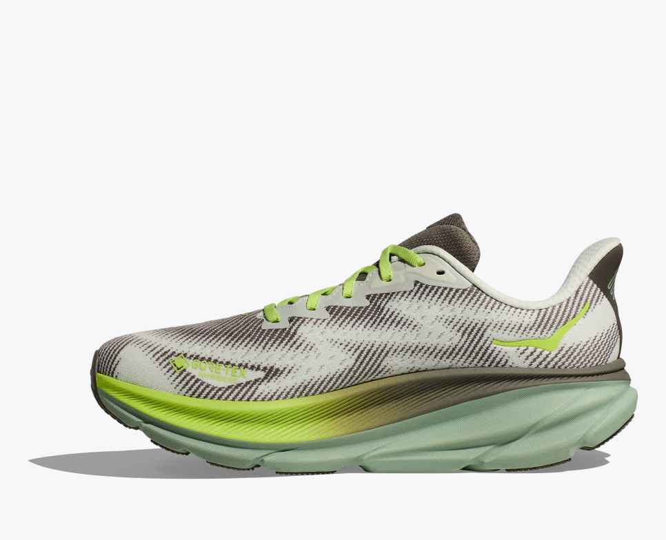 HOKA Clifton 9 GORE-TEX Slate/Aloe Vera