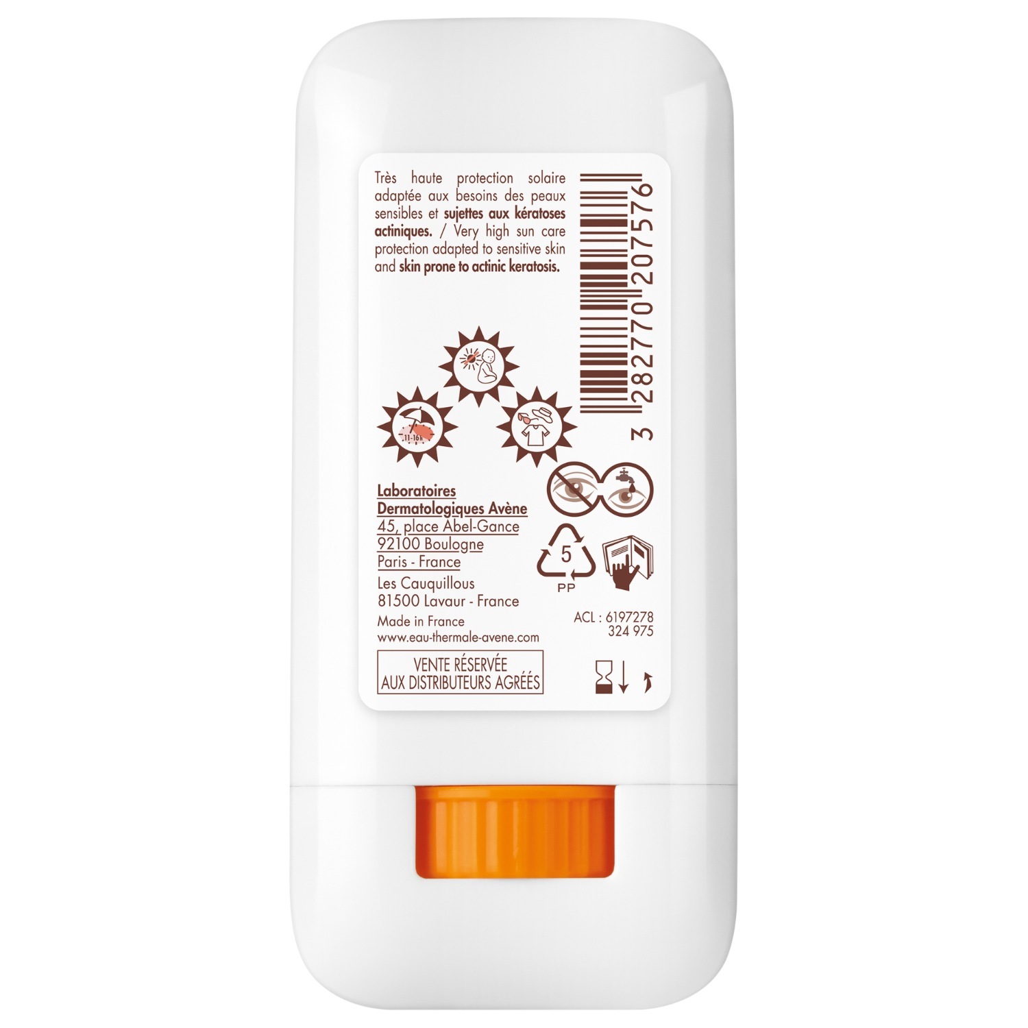 Avène krema za sunčanje Solaire SunsiStick KA SPF50+ - 20 g