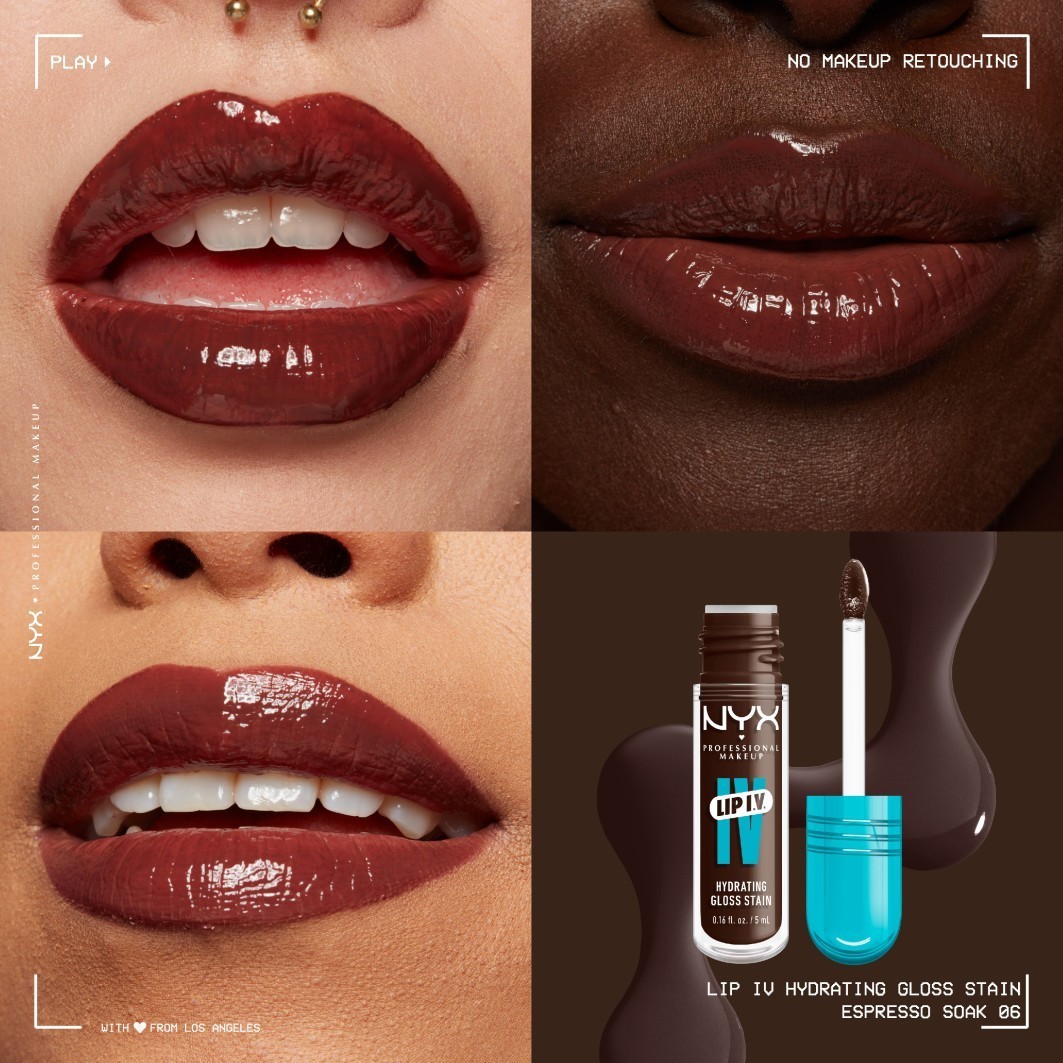 NYX Professional Makeup lūpų blizgis Lip IV - 5 ml