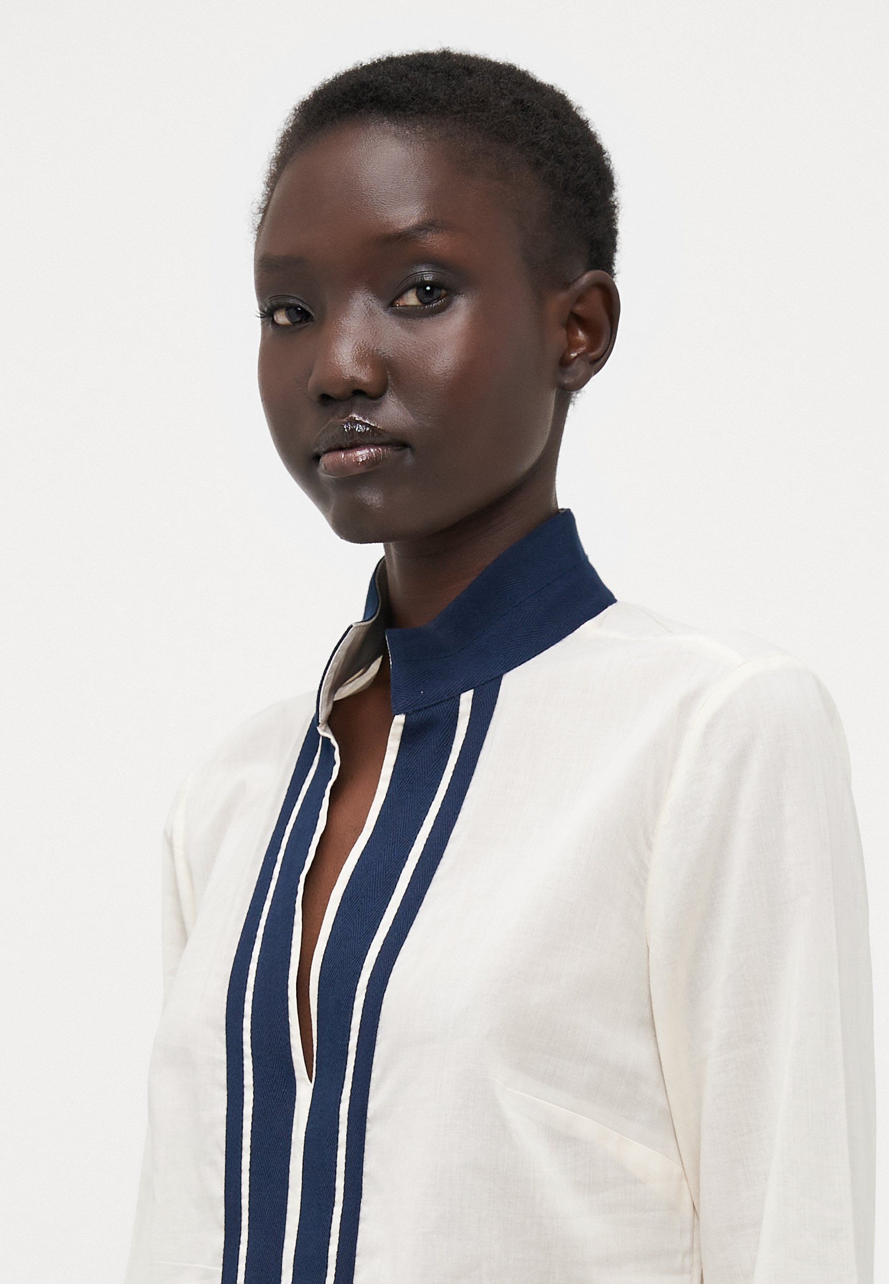 Tory Burch TUNIEK - Strandaccessoire - Frans crème