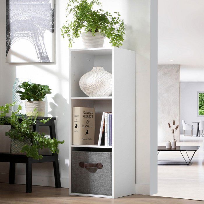 COMPO Meuble de rangement contemporain blanc mat - L 31 cm