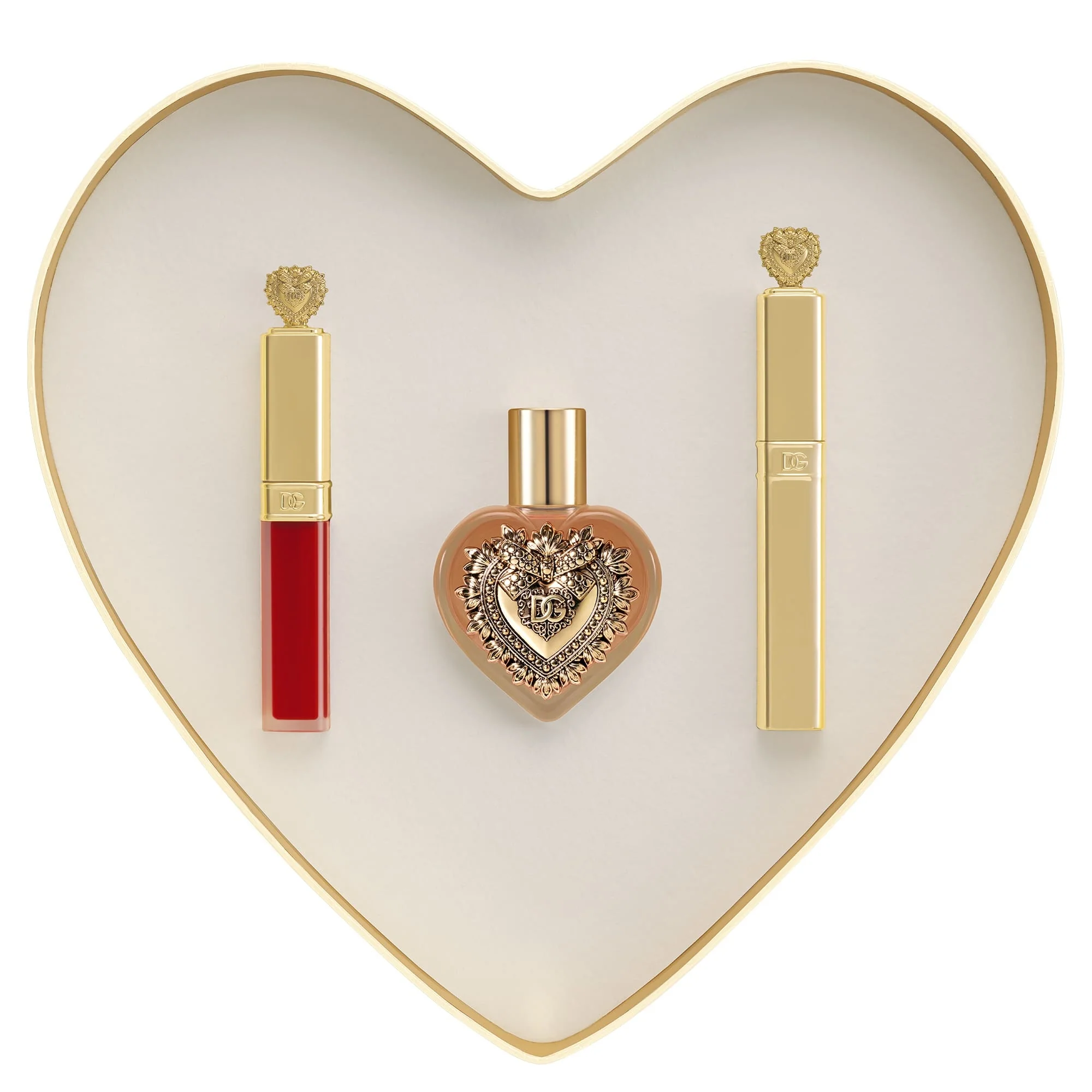Devotion Deluxe Beauty Gift Set - Cofanetto Make Up, Eau de Parfum, Mascara, Rossetto