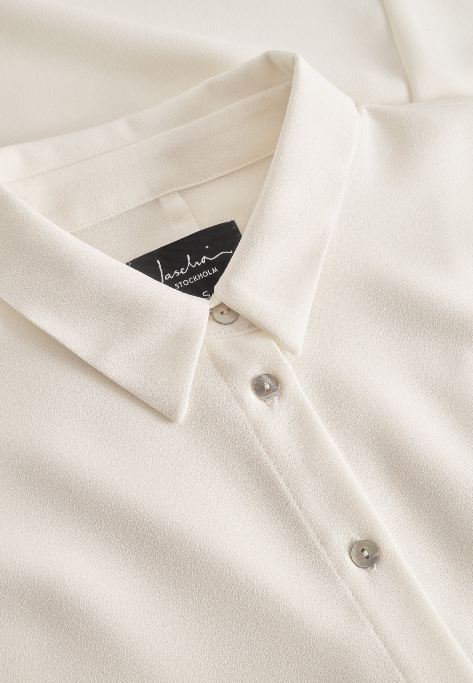 Jascha Stockholm FOUCAULT - Button-down blouse - gebroken wit