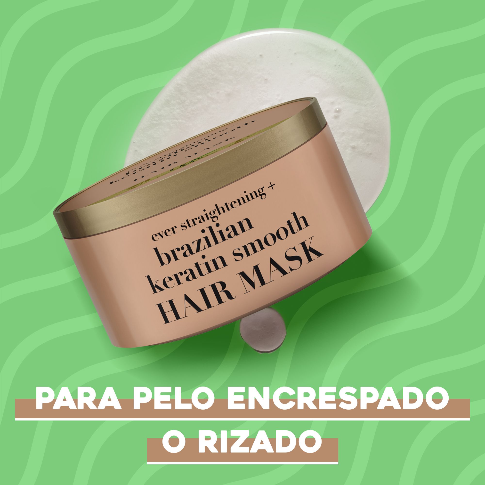 Braziliška keratino glotninimo plaukų kaukė Plaukų kaukės