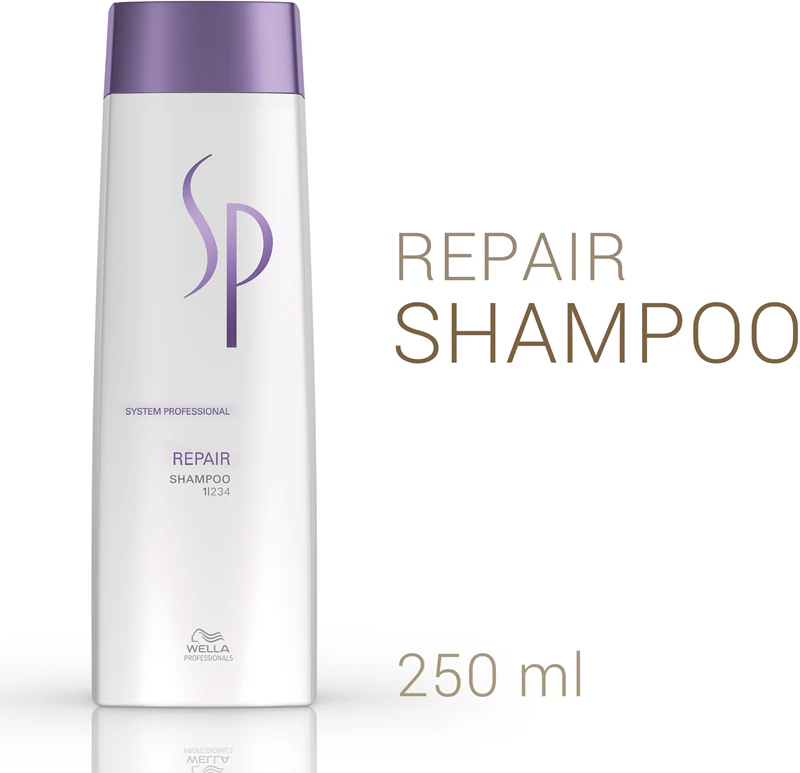 Shampoo Wella Professionals SP Repair para cabelos quimicamente danificados