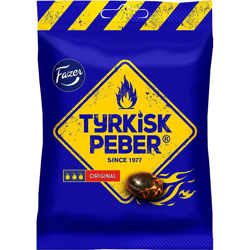 Fazer Tyrkisk peber 120 g Original, Fazer