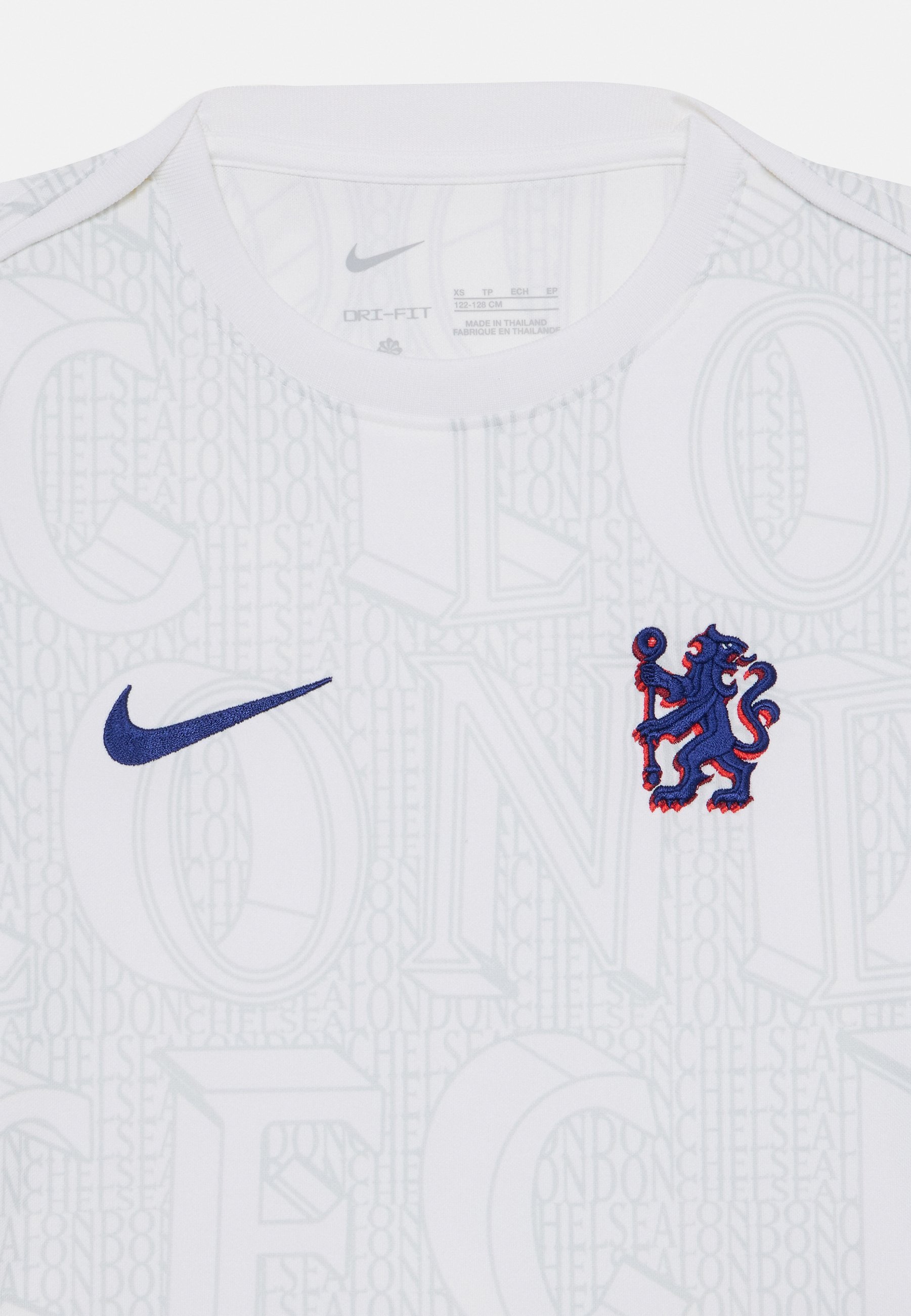Nike Performance CHELSEA LONDON 25/26 UNISEX - Clubkleding - wit/puur platina/lichtblauw