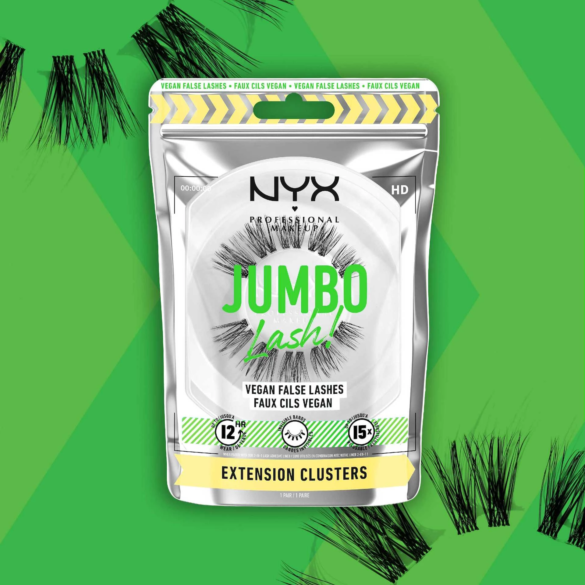 Jumbo Lash! Veganske umjetne trepavice 1 gruda za ekstenzije - NYX Professional Makeup