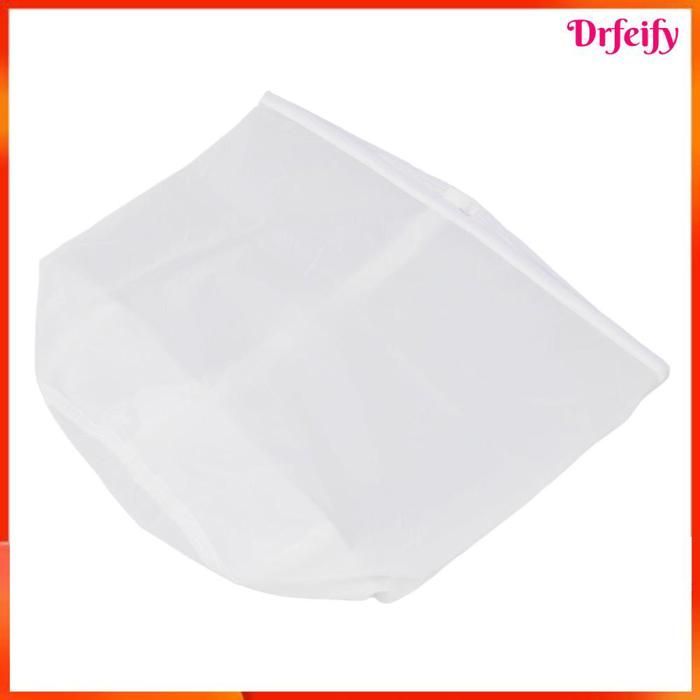 Akozon Sacchetto per gocciolamento da 5 galloni, sacchetto per birrificazione a maglia extra fine per piscina, motore, viola (25 micron)