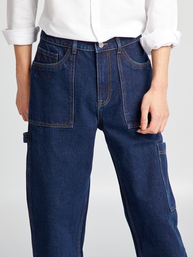 Charpentier jeans met wijde pijpen - BLAUW