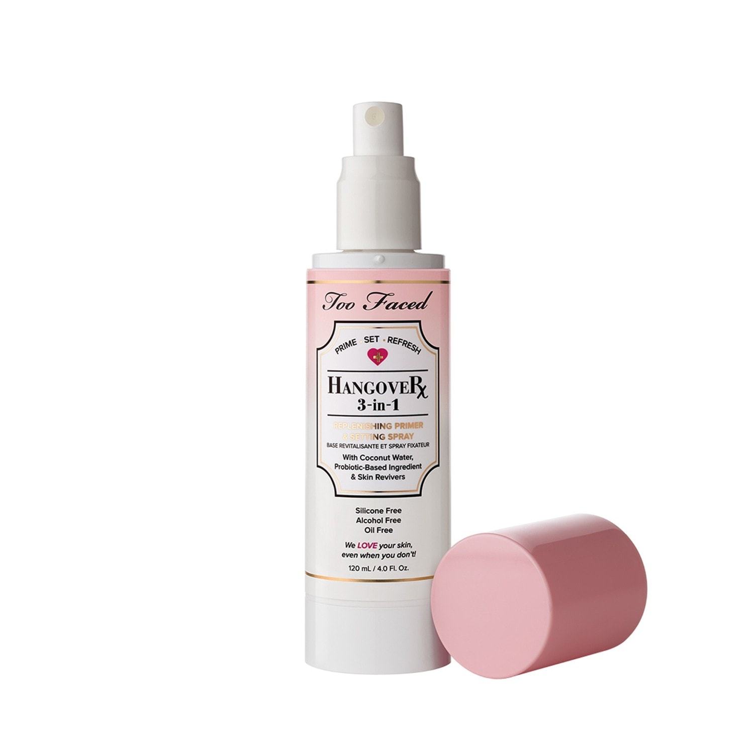 Too Faced sprej za fiksiranje kose protiv mamurluka 3 u 1 - 120 ml