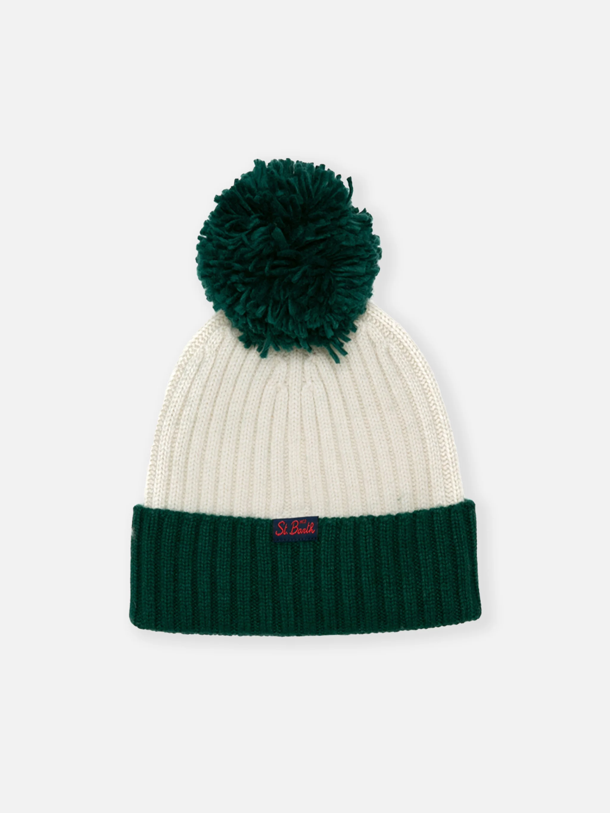 Chapeau pour enfant avec broderie Cortina et pompon