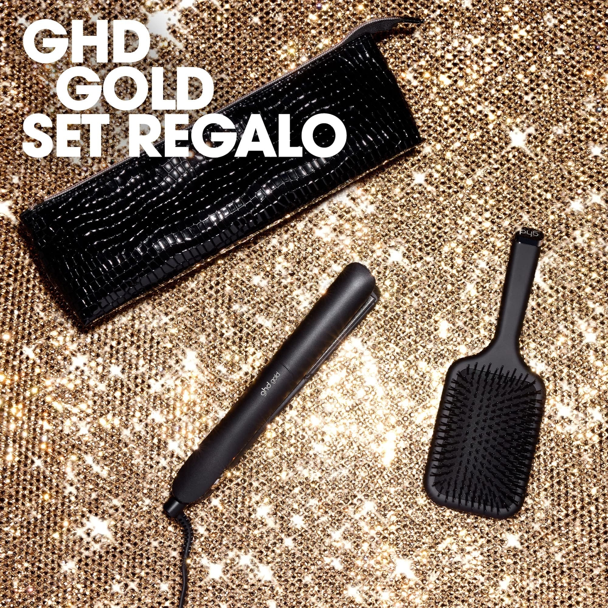 Styler ghd gold® Gift Set - piastra per capelli professionale + paddle brush - Cofanetti per Capelli, Piastra Capelli, Spazzole
