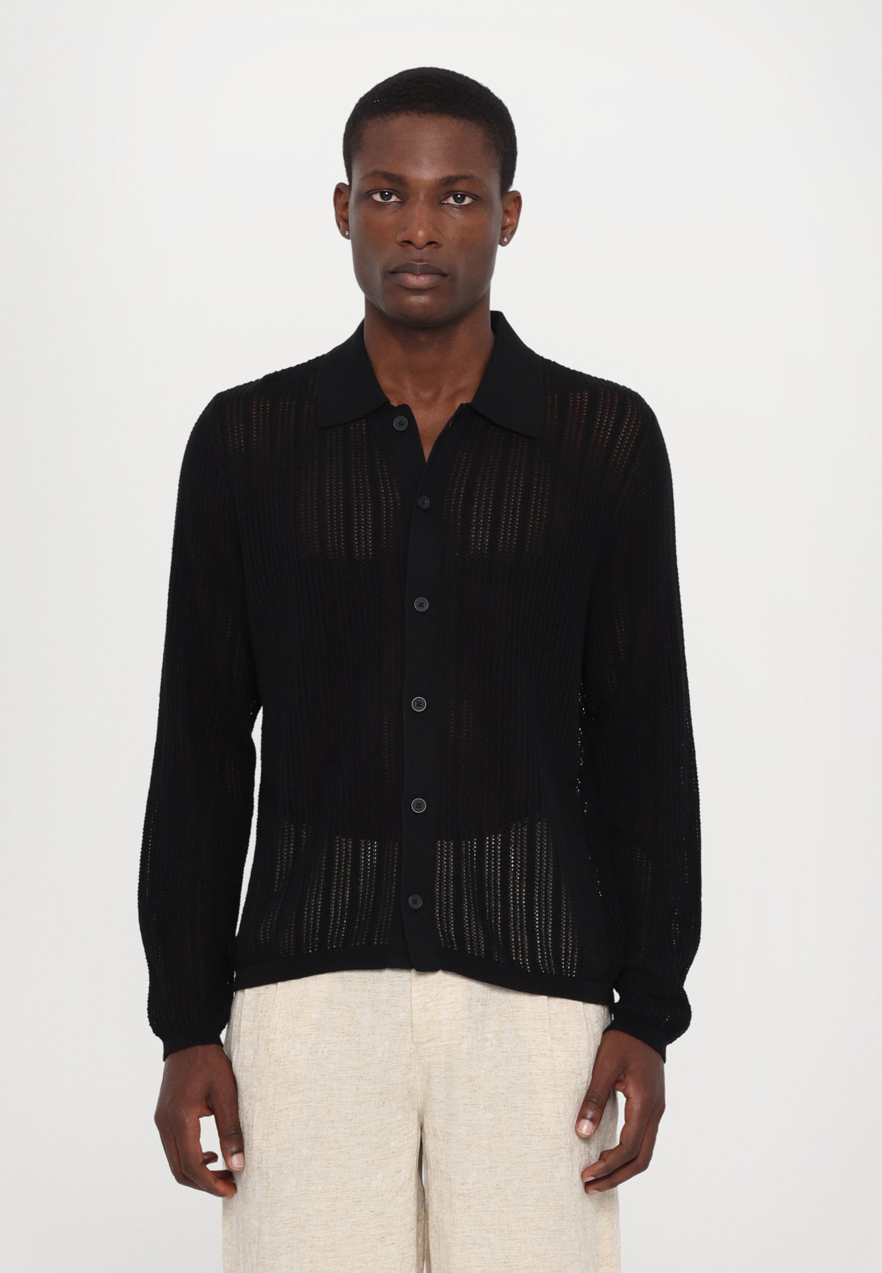Holzweiler RINA CARDIGAN - Vest - zwart