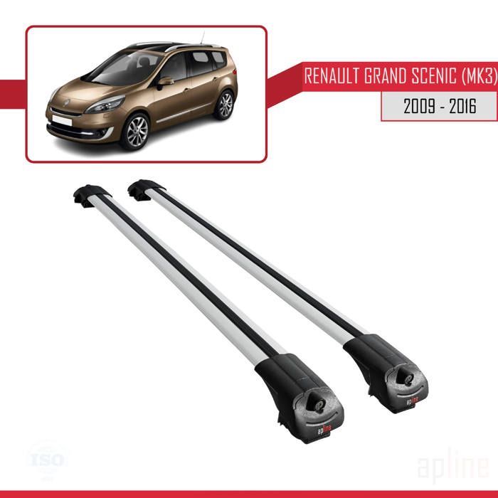 Barras de techo ACE-1 para Renault Grand Scenic (Mk3) 2009-2016 - Gris
