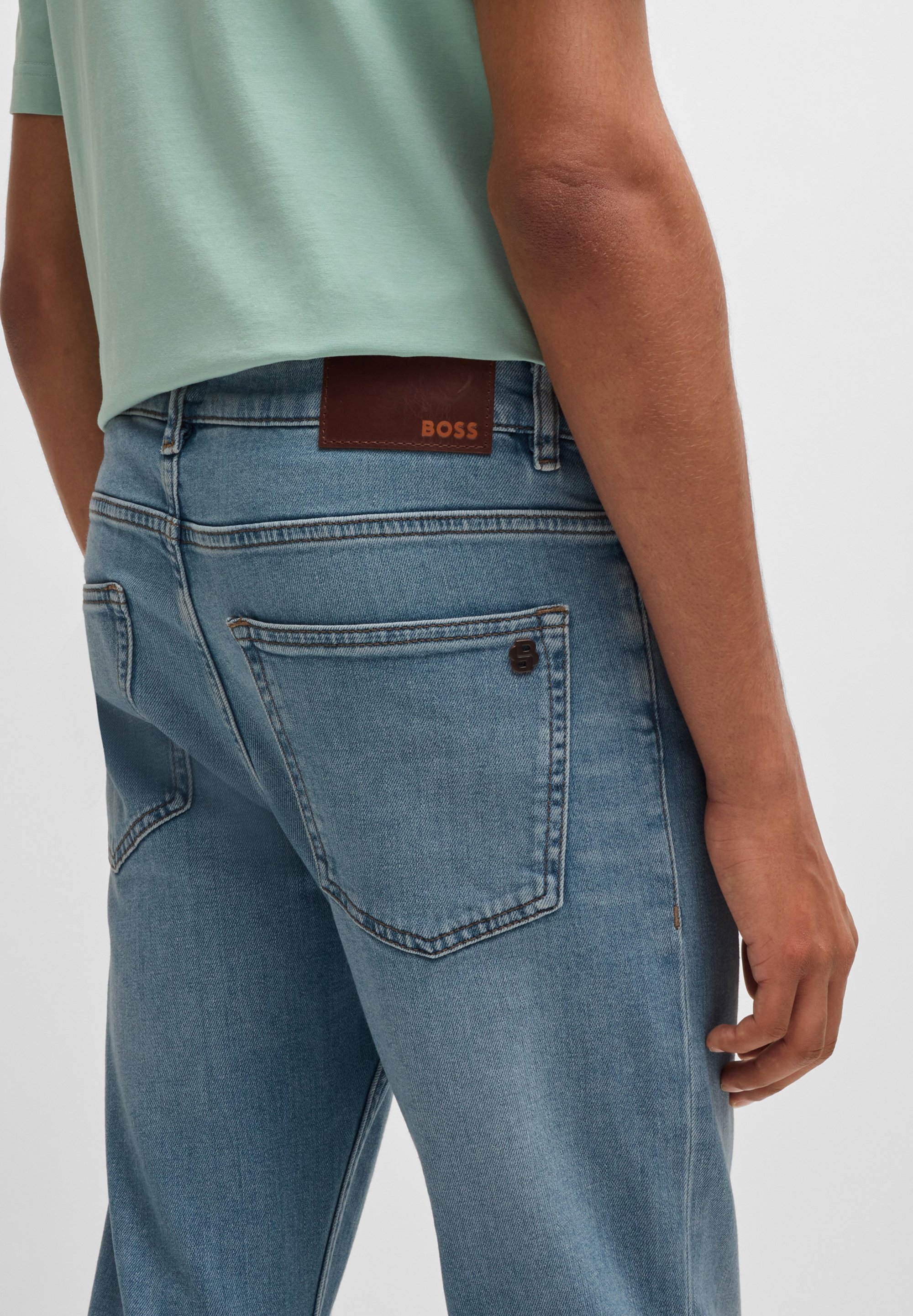 BOSS DELAWARE - Jean slim - bleu vif