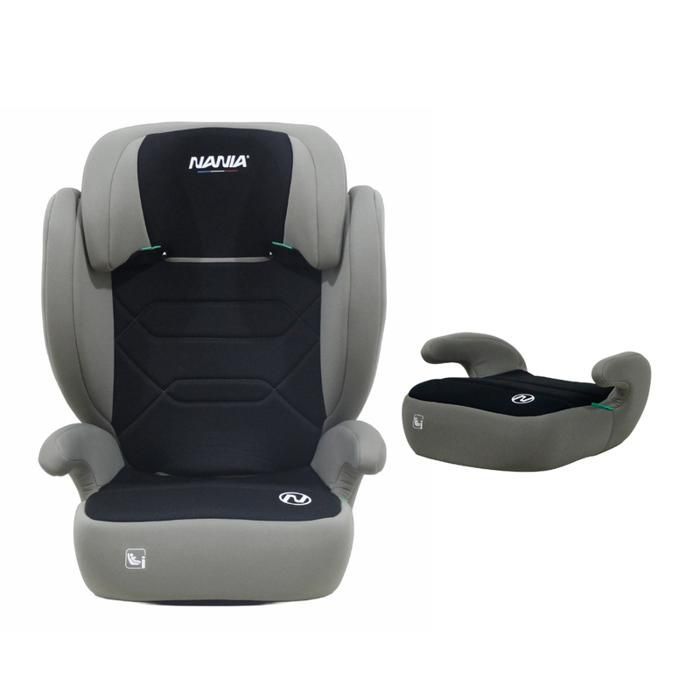 Seggiolino auto NANIA Belem 2 in 1, taglia I 100-150 cm - Gruppo 2/3 - circa 4-12 anni - Protezione laterale - Poggiatesta regolabile