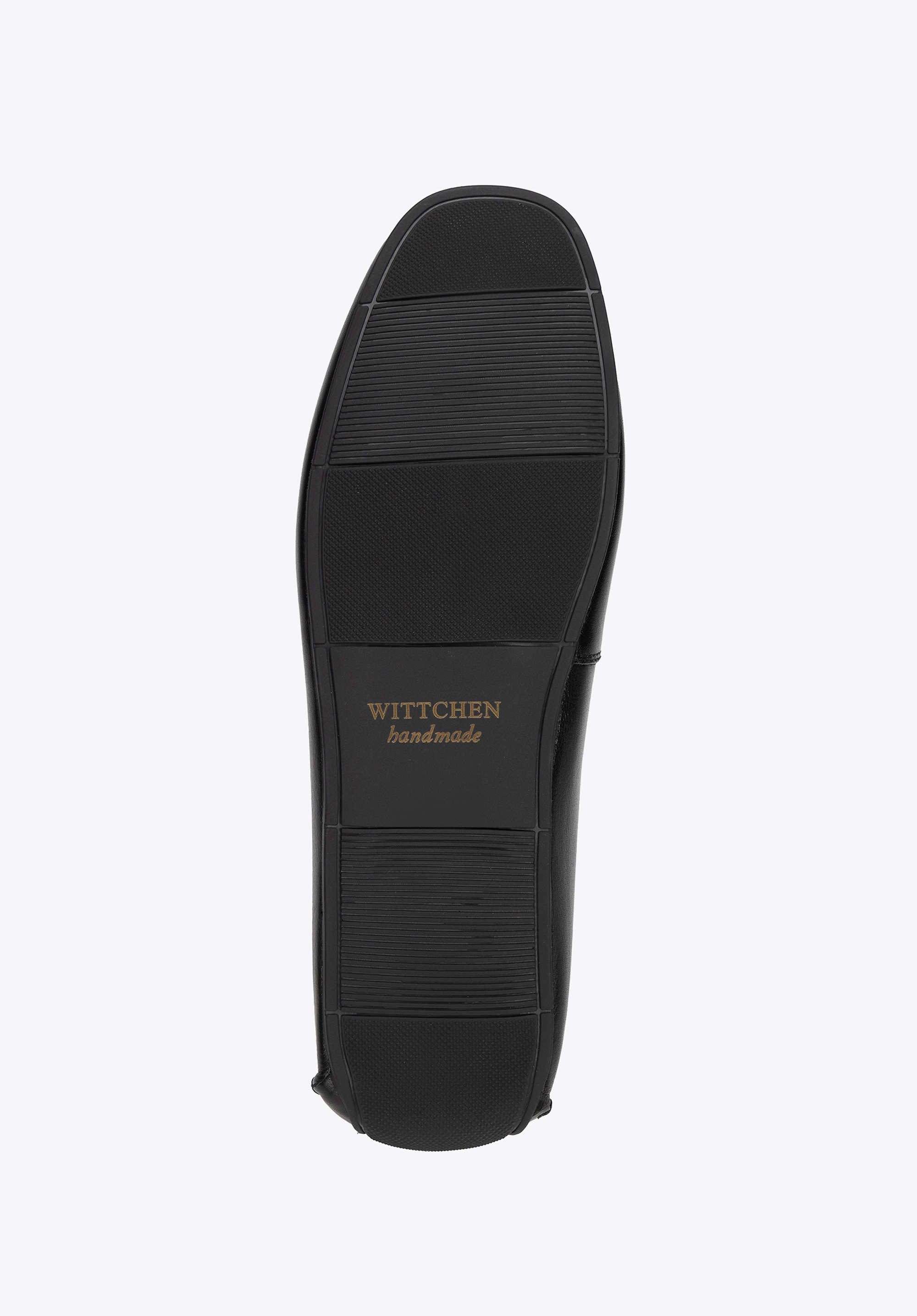 Męskie półbuty slip-on ze skóry naturalnej czarne