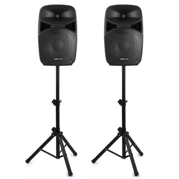 DJ Sound System - VONYX - VPS122A - 800 Watts - Active Speakers - Wired