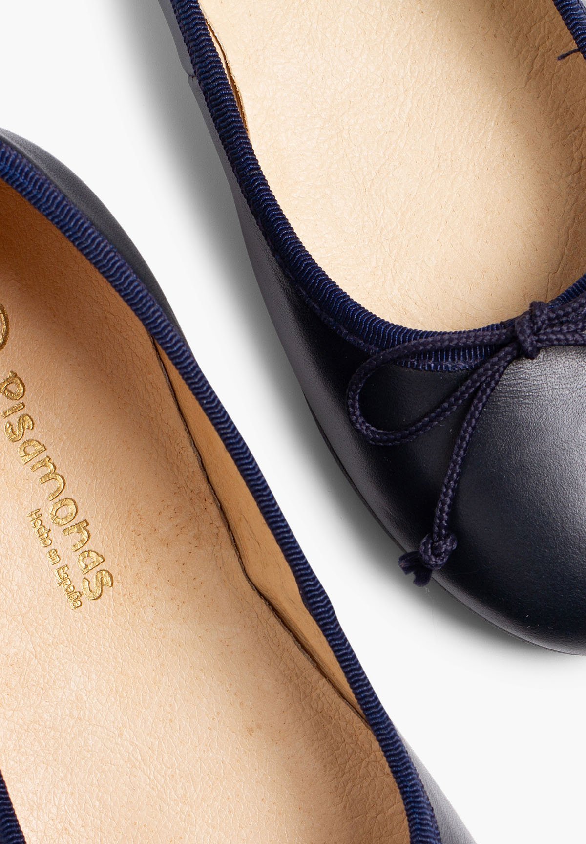 Pisamonas GIRL LEATHER MANOLETINAS - Ballerina's - marineblauw