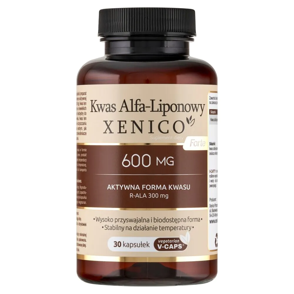 Xenico Kwas Alfa-Liponowy Forte, Kapsułki