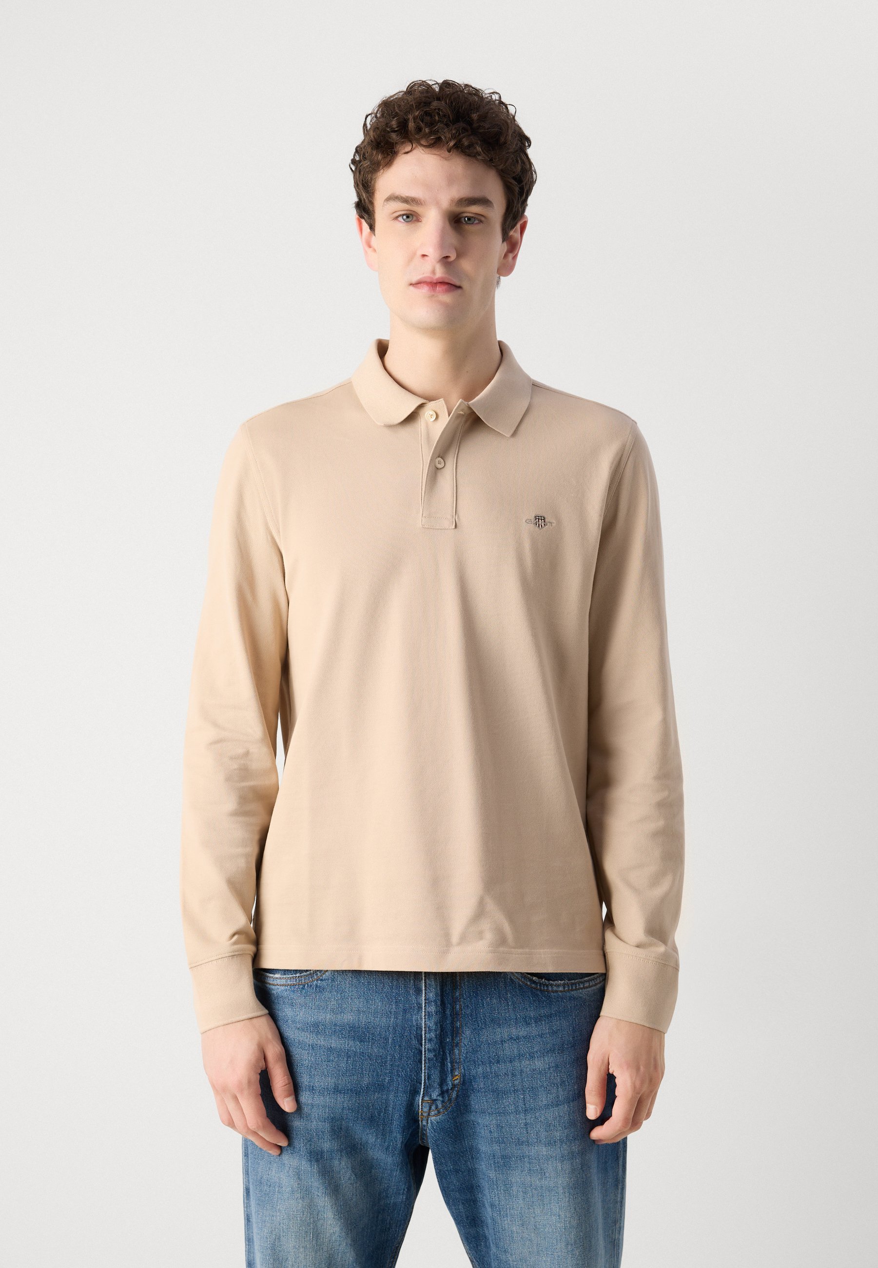 GANT SHIELD RUGGER - Poloskjorter - dark grey
