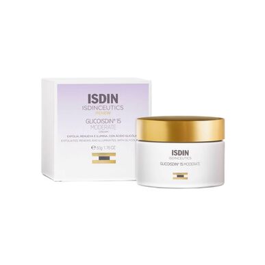 Isdinceutics Renew Glicoisdin 15 Moderate Cream Lysande exfolierande kräm med glykolsyra 50 g 50 g