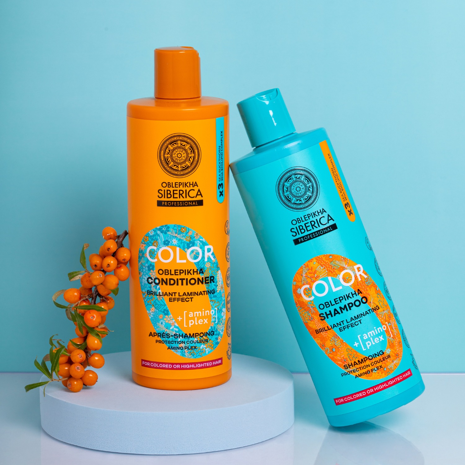 Natura Siberica Après-shampoing Color à l'argousier