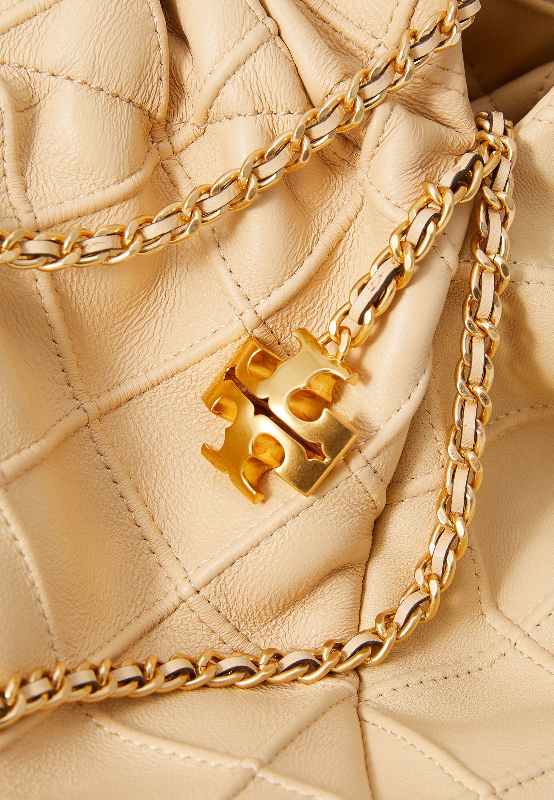 Tory Burch FLEMING MINI - Handtas - vanille softijs
