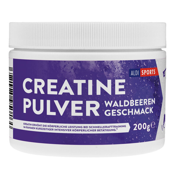 Creatinpulver, Waldbeere, Set de 3 (3 x 200 g = 600 g)