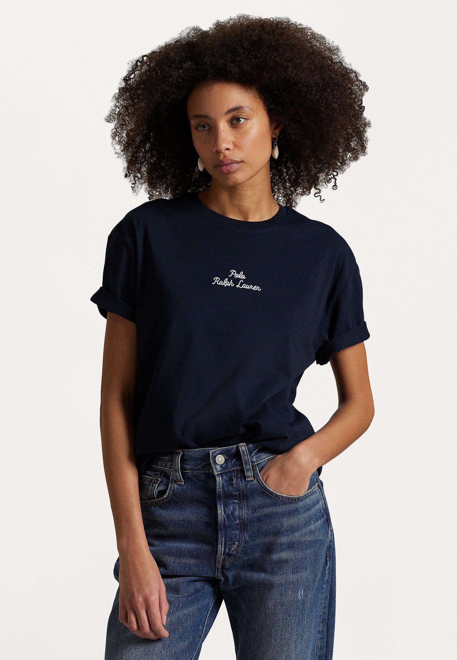 Polo Ralph Lauren T-shirt met korte mouwen, unisex - print - marineblauw
