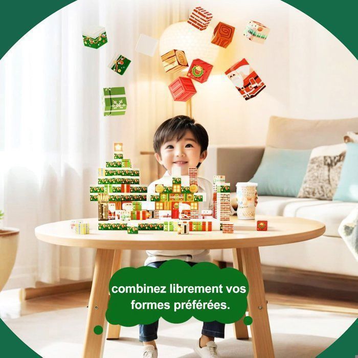 Magnetische bouwblokken - 150 stuks, bouwset voor kinderen, magnetische blokken van 2 cm, cadeau voor jongens en meisjes vanaf 3 jaar
