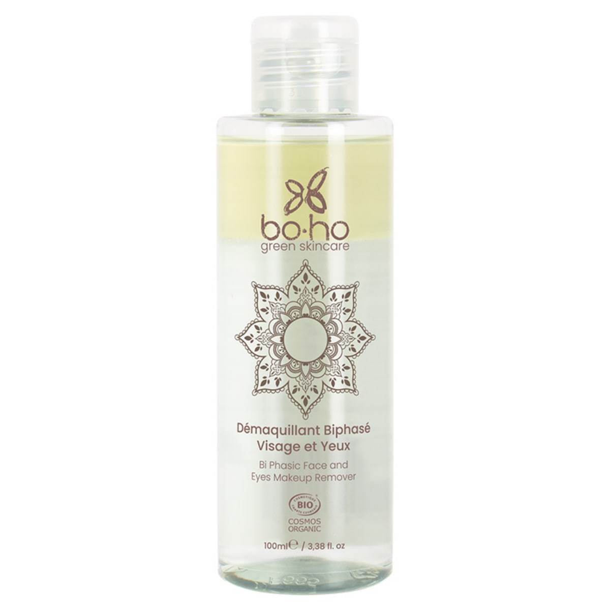 Boho Beauty sredstvo za skidanje šminke, dvofazno sredstvo za skidanje šminke za lice i oči – 100 ml