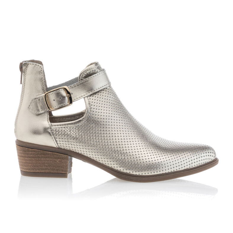 Gelbe Damenstiefel / Stiefeletten