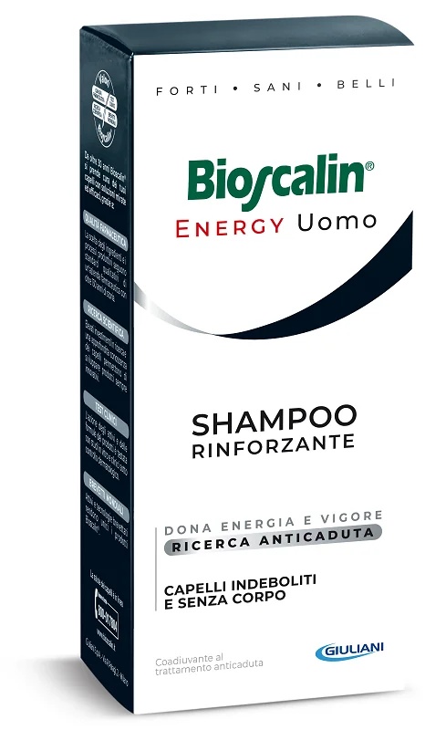 BIOSCALIN Bioscalin Energy shampoo 200 ml Herenshampoo
