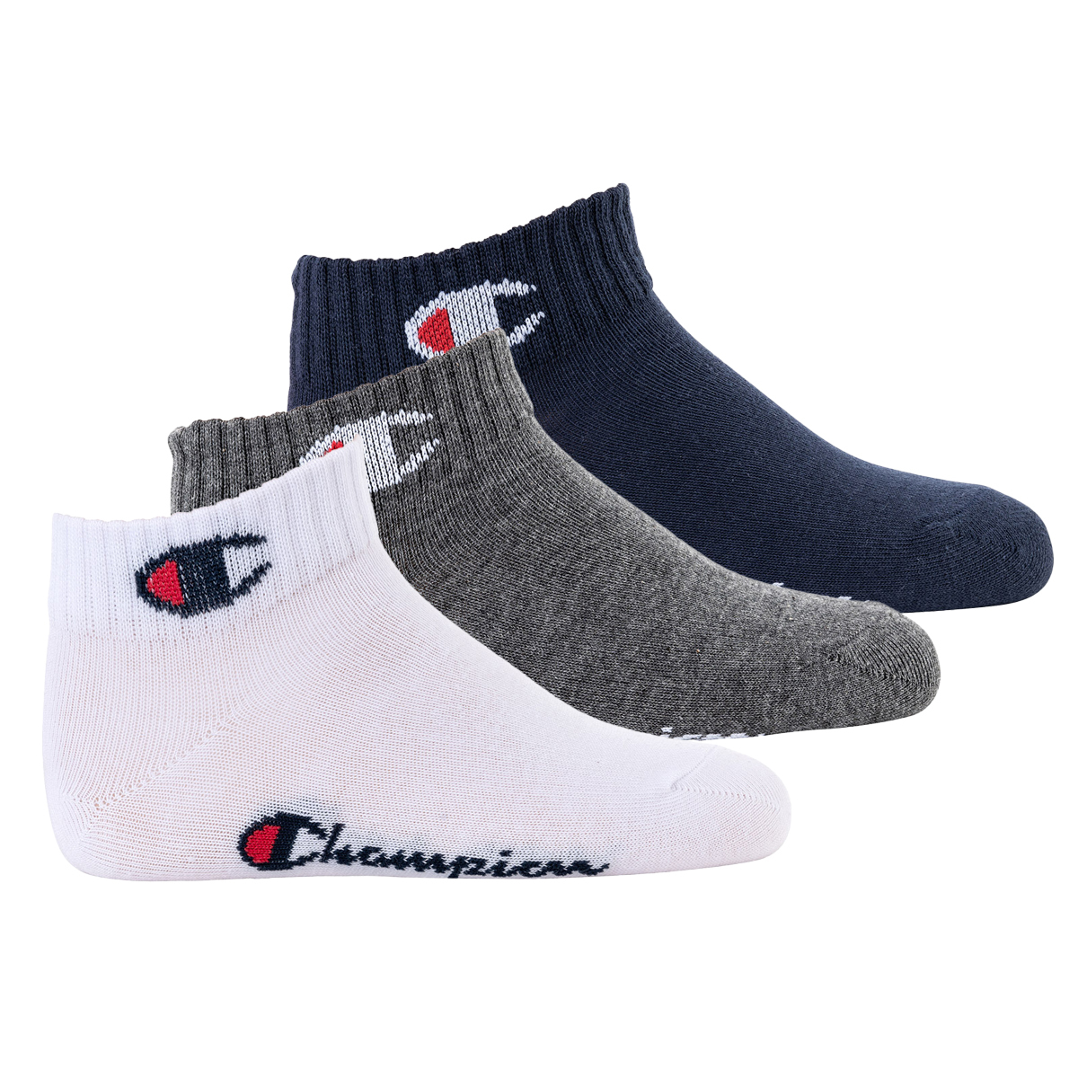 Paquete De 3 Calcetines Champion Corte Regular Liso Al Tobillo