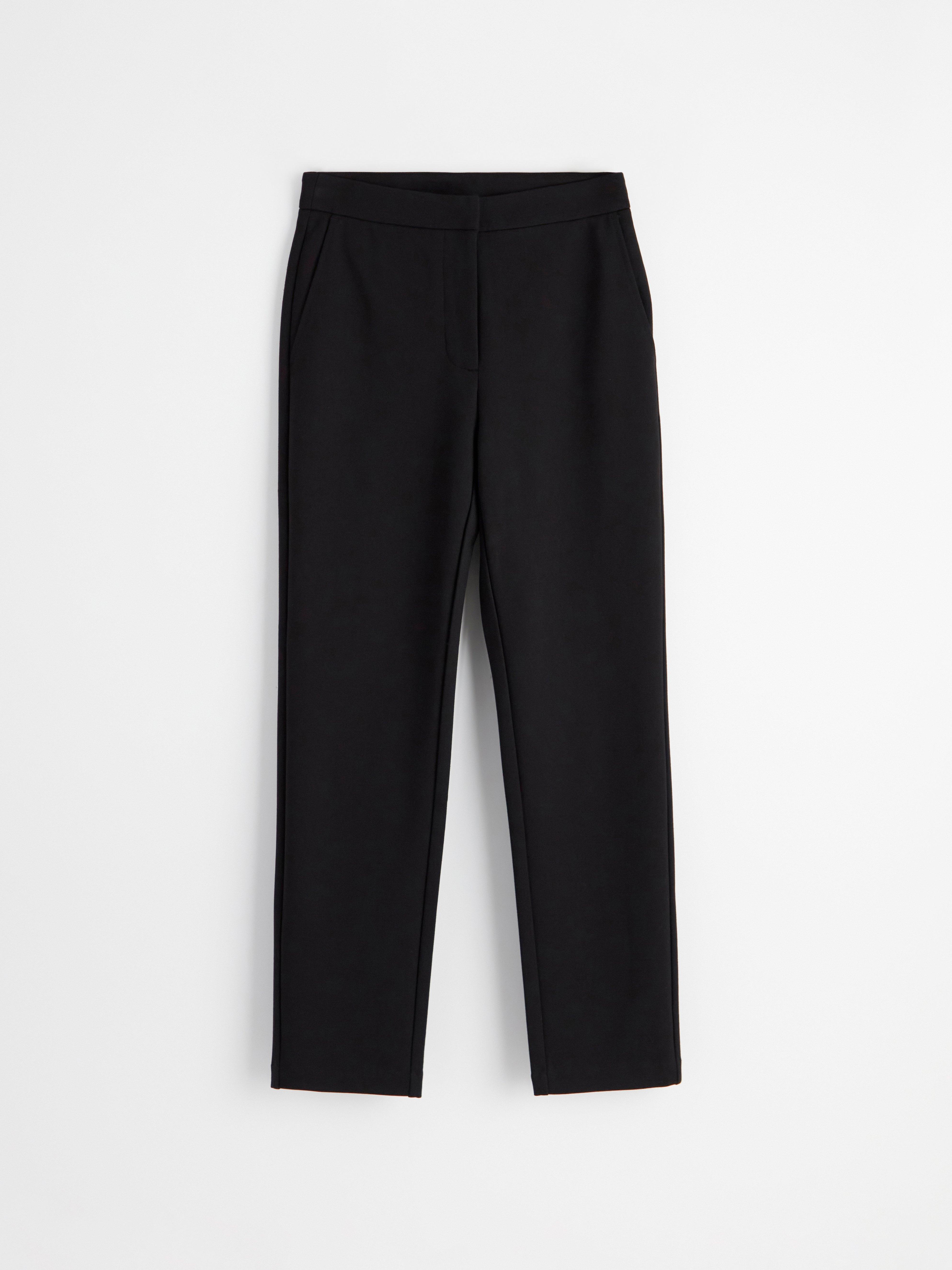 Calça cropped preta