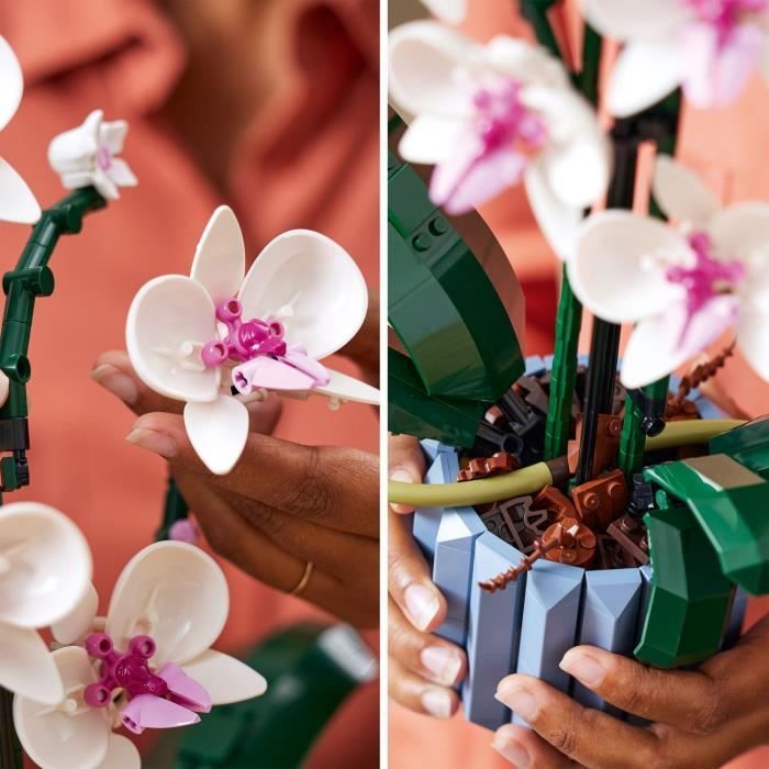 LEGO® Icons 10311 Orchidea, pianta artificiale da interno, decorazione per la casa