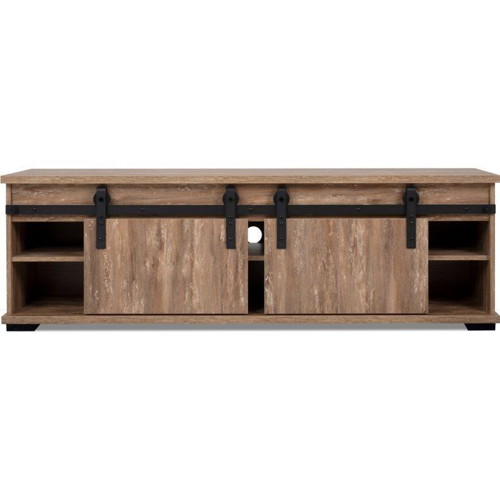 TV-meubel - MARRAKESCH - Eikenhout - 160 x 50 x 40 cm