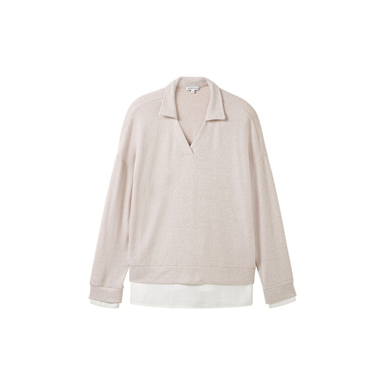 Naisten poolopaita Beige