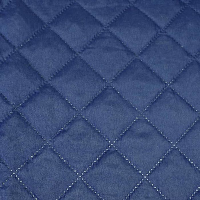Colcha de retazos azul claro con diseño vintage - Manta para cama individual - Estilo patchwork - 140 x 210 cm # MANTA DE CAMA