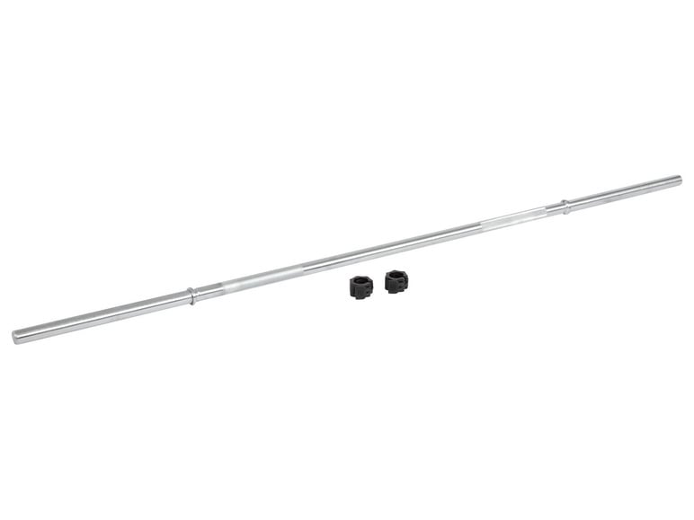CRIVIT barbell, 180 cm, with 2 clamps