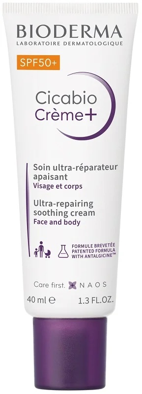 BIODERMA Cicabio crème+ SPF50 40 ml