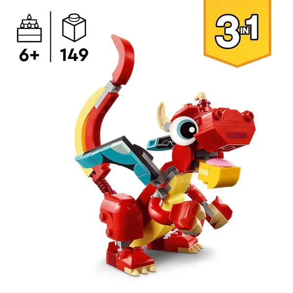 LEGO Rdeči zmaj<br>
