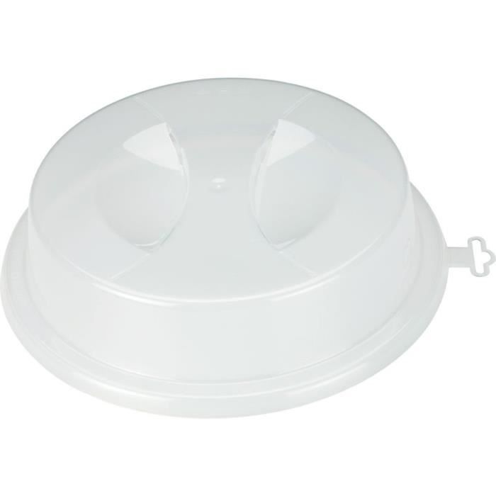 Couvercle micro-ondes - WPRO - PLL003 - Diamètre 26,5 cm - Poignée ergonomique anti-brûlures