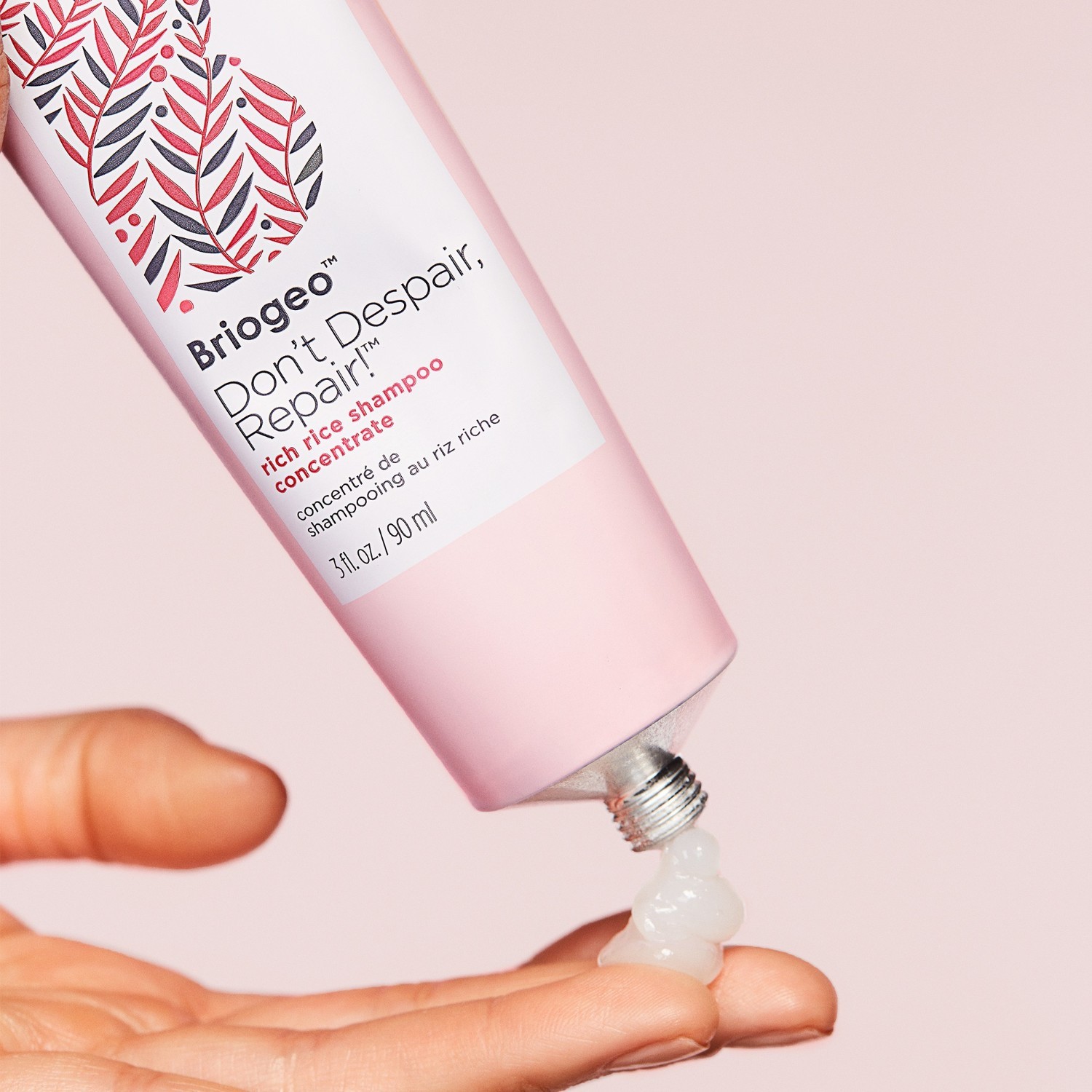 Briogeo šampon za kosu “Ne očajavajte, popravite!™” bogati koncentrat rižinog šampona – 90 ml