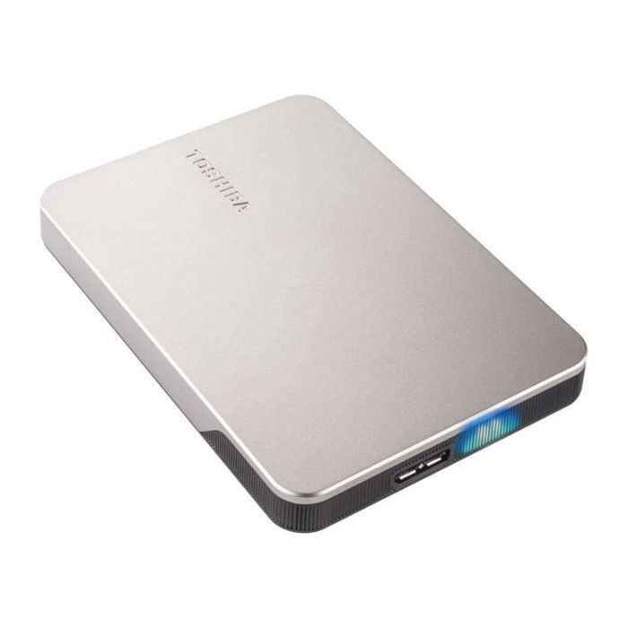 Externe Festplatte – TOSHIBA – Canvio Flex – 1 TB – Silber – Elegante Leistung