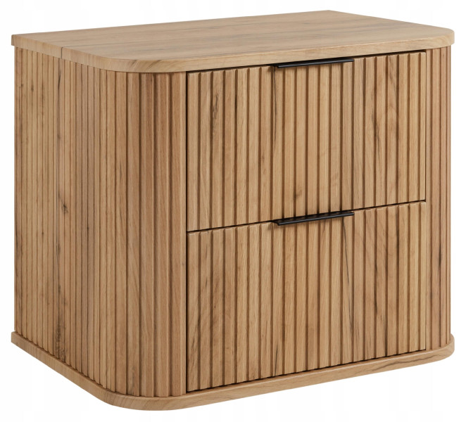 ELEGANCE Szafka łazienkowa 60 dąb craft złoty